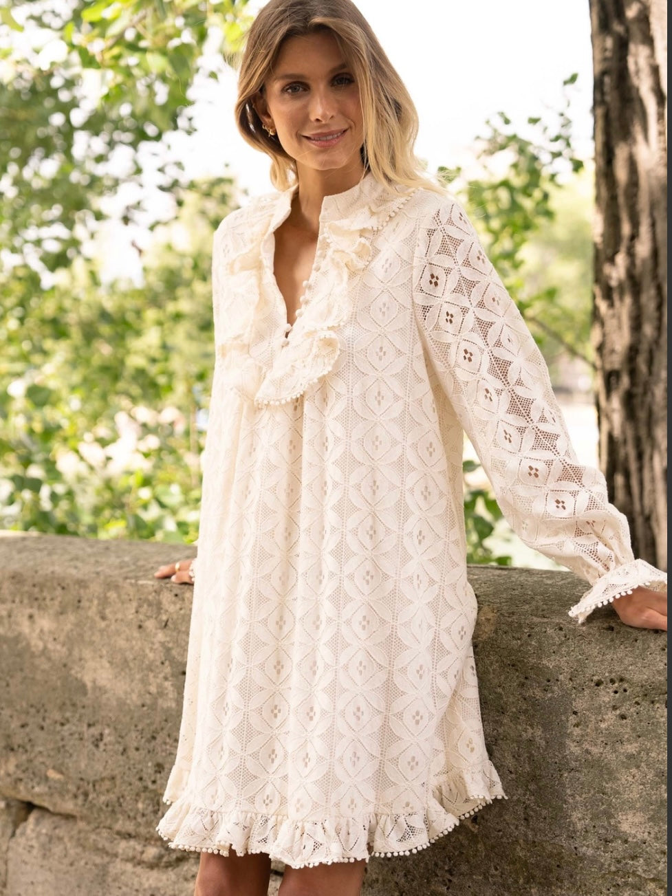 Eugenie Cotton Lace Dress Eugenie Cotton Lace Dress
