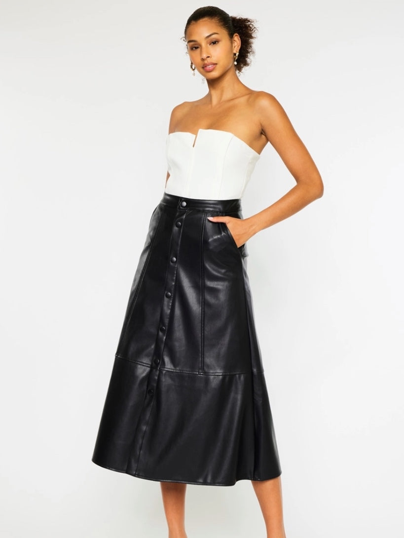 Charlie Faux Leather Skirt Charlie Faux Leather Skirt