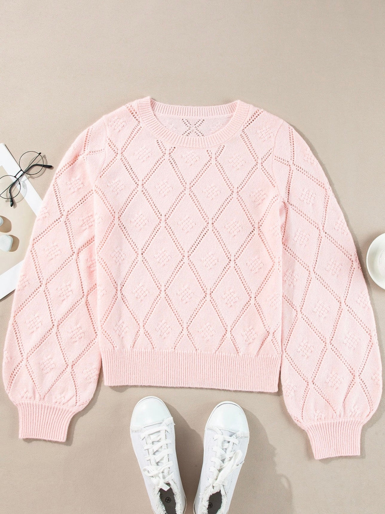 Charming Pink Sweater Charming Pink Sweater