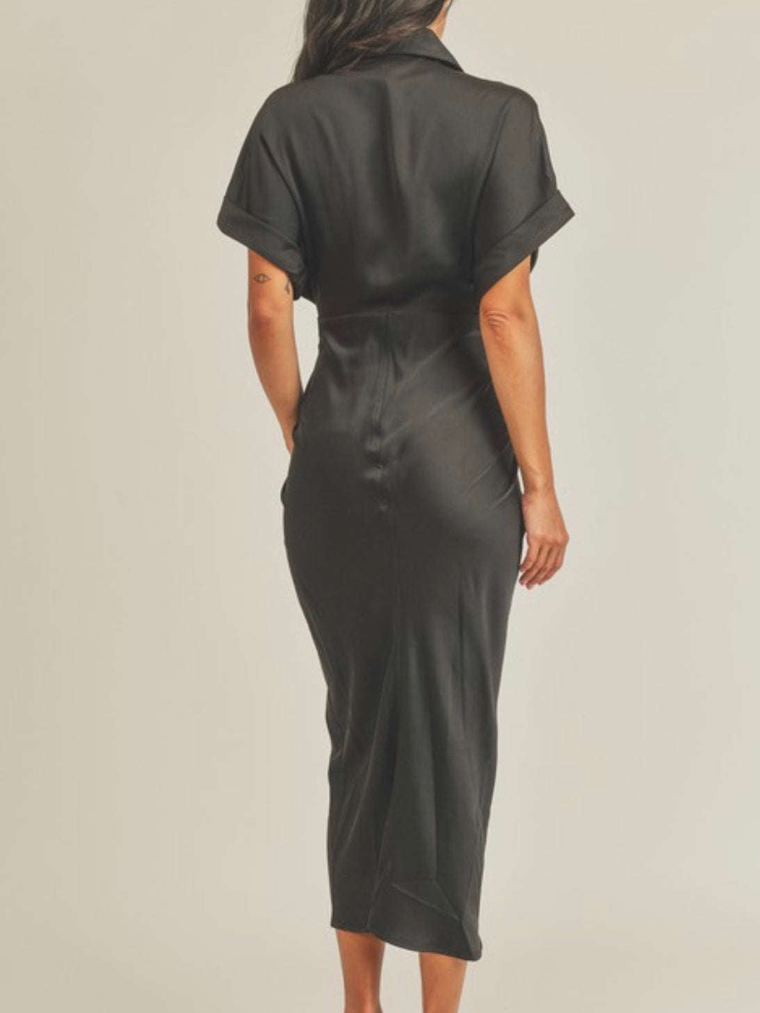 Tie Front Shirt Dress Tie Front Shirt Dress