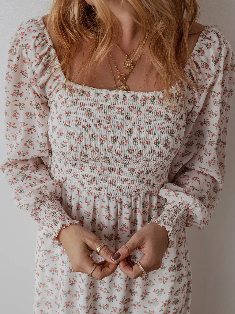 Falling in Floral Dress Falling in Floral Dress