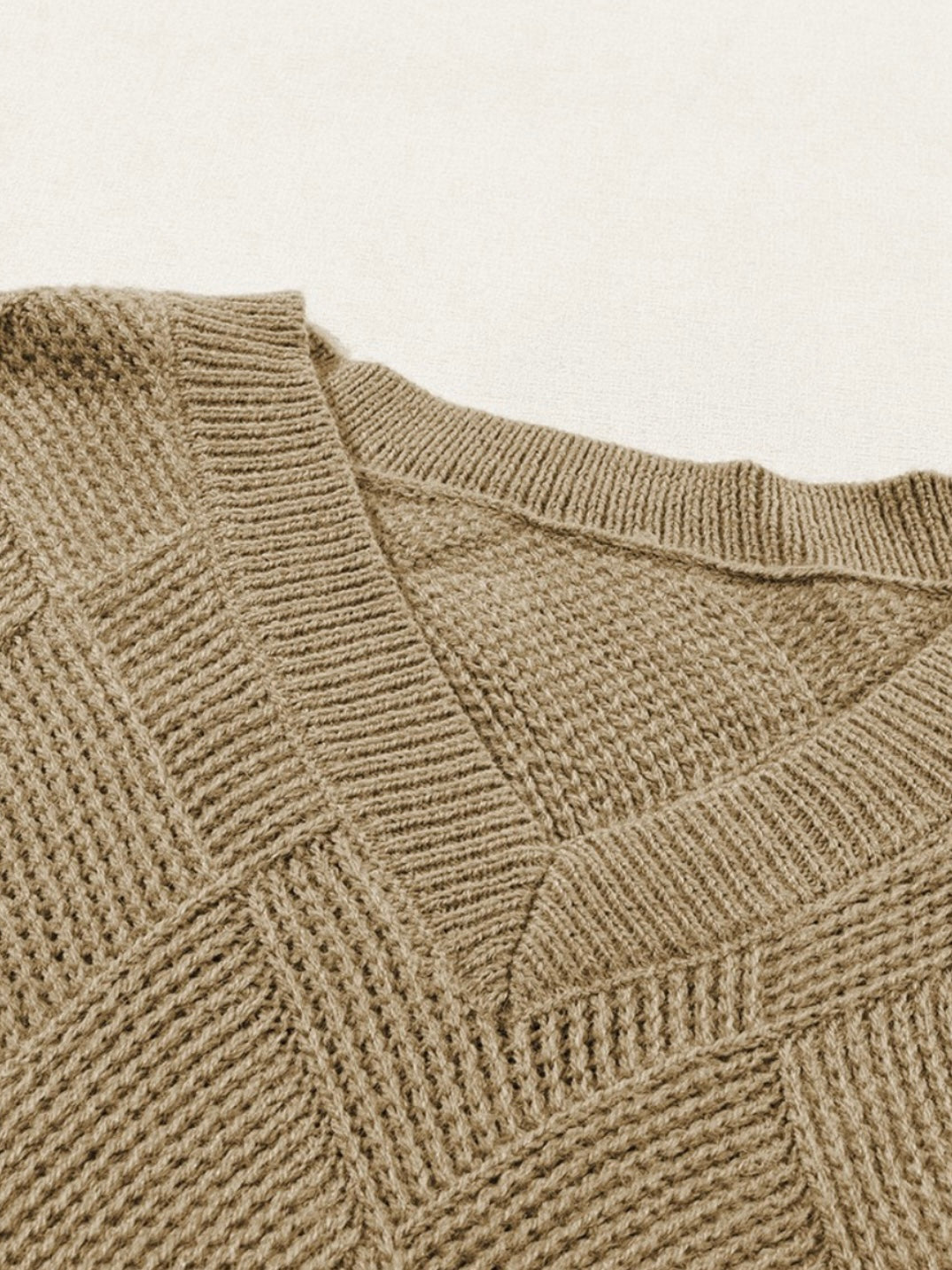 Checkered Boho Sweater Checkered Boho Sweater