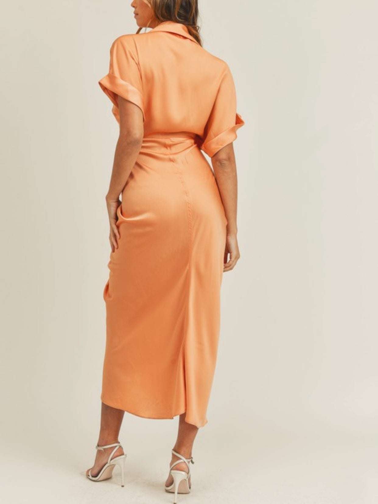 Tie Front Shirt Dress Tie Front Shirt Dress