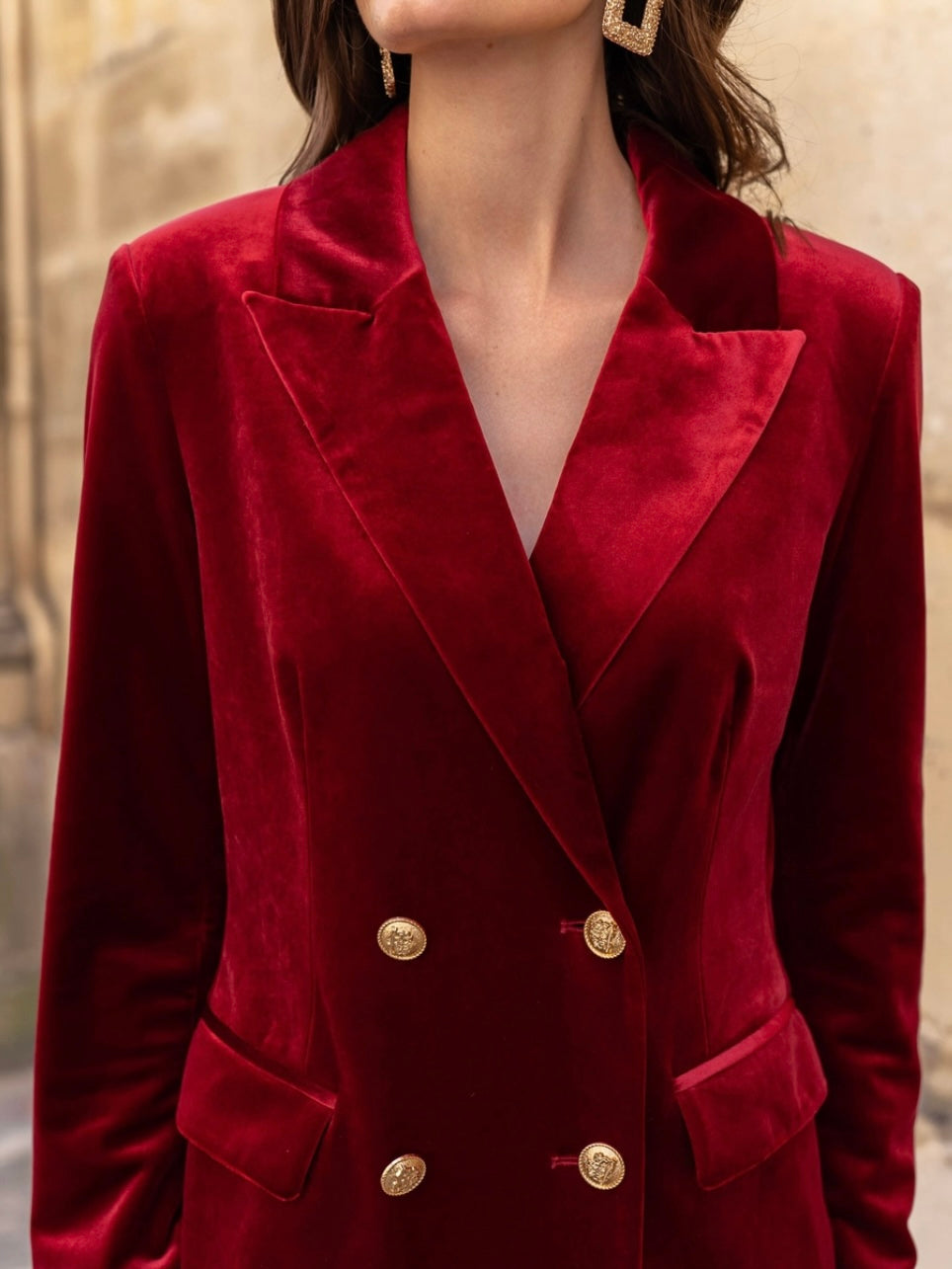 Velvet Blazer Dress Jacket Velvet Blazer Dress Jacket