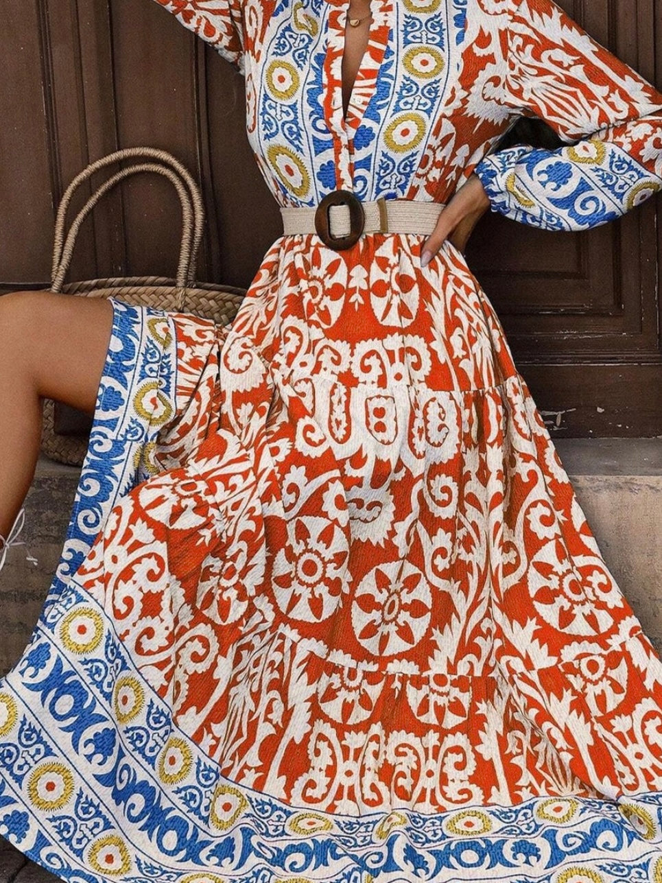 Spanish Boho Maxi Dress Spanish Boho Maxi Dress