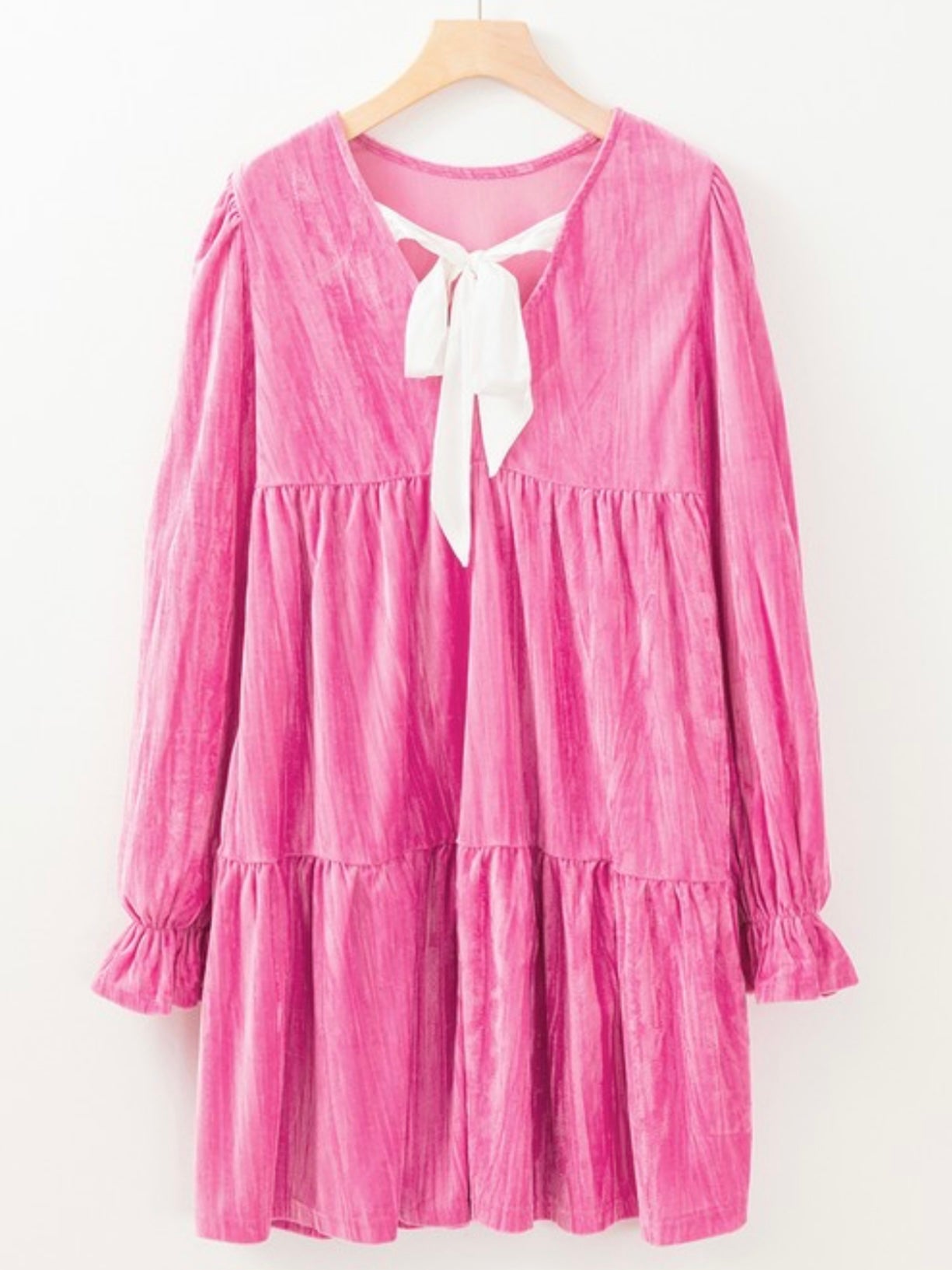 Rosette Velvet Bow Dress Rosette Velvet Bow Dress