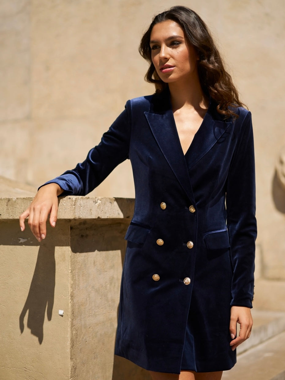 Velvet Blazer Dress Jacket Velvet Blazer Dress Jacket