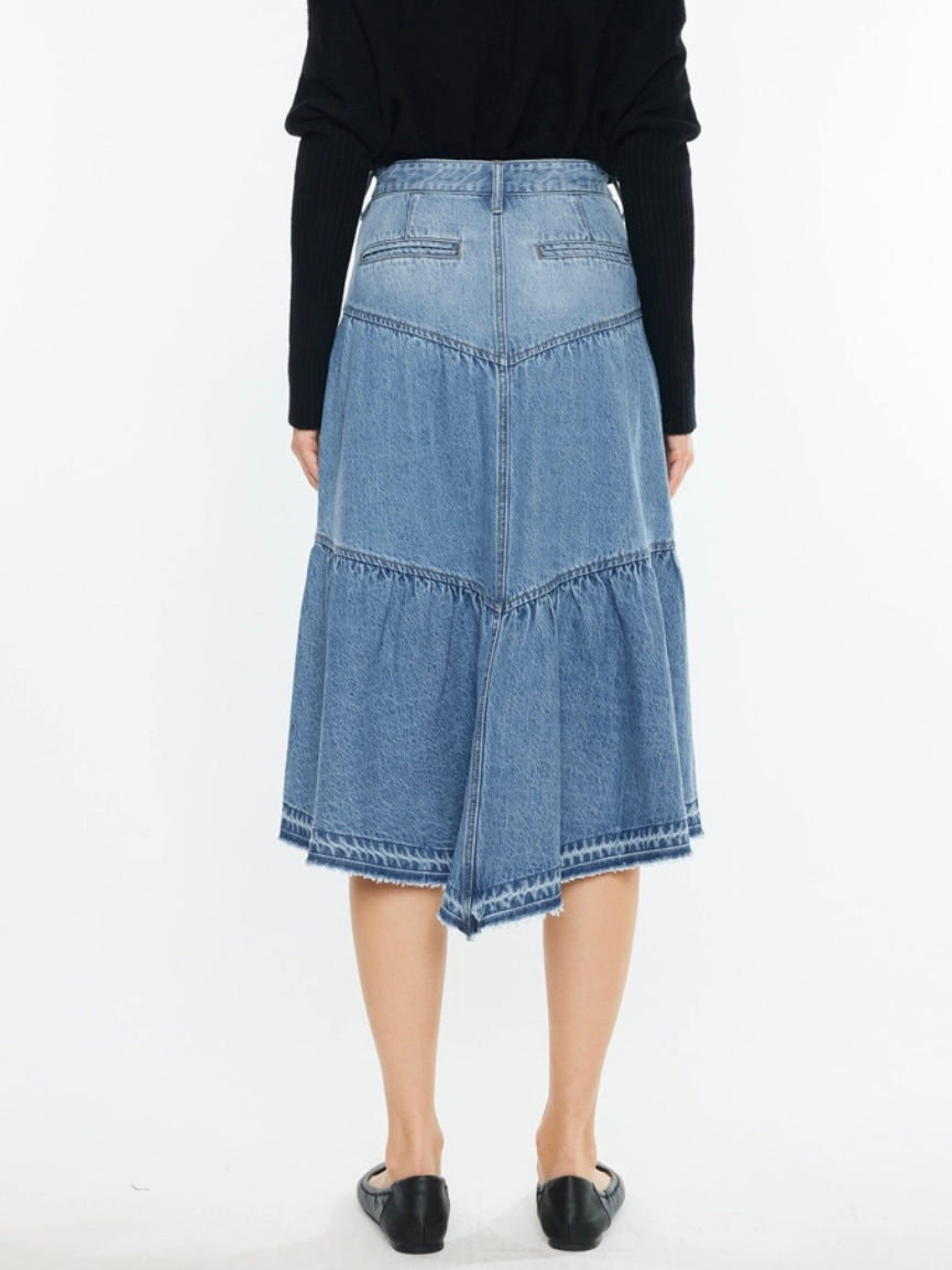 Hills Ranch Ruffle Denim Skirt Hills Ranch Ruffle Denim Skirt