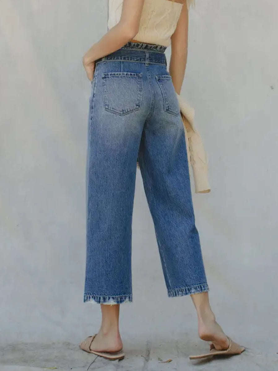 Kancan Paperbag Wide Leg Jeans Kancan Paperbag Wide Leg Jeans