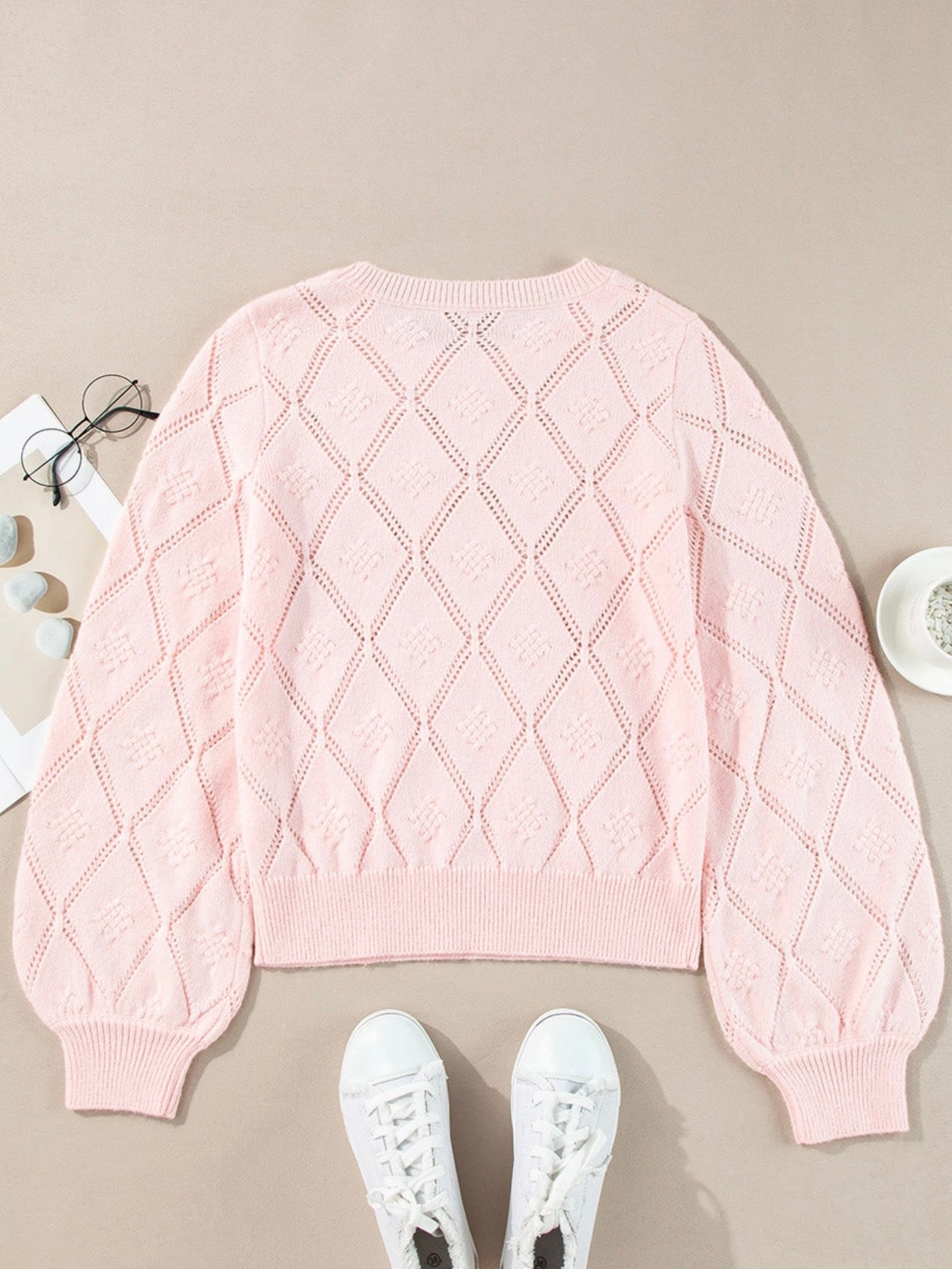 Charming Pink Sweater Charming Pink Sweater