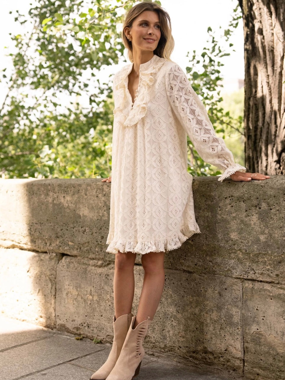 Eugenie Cotton Lace Dress Eugenie Cotton Lace Dress