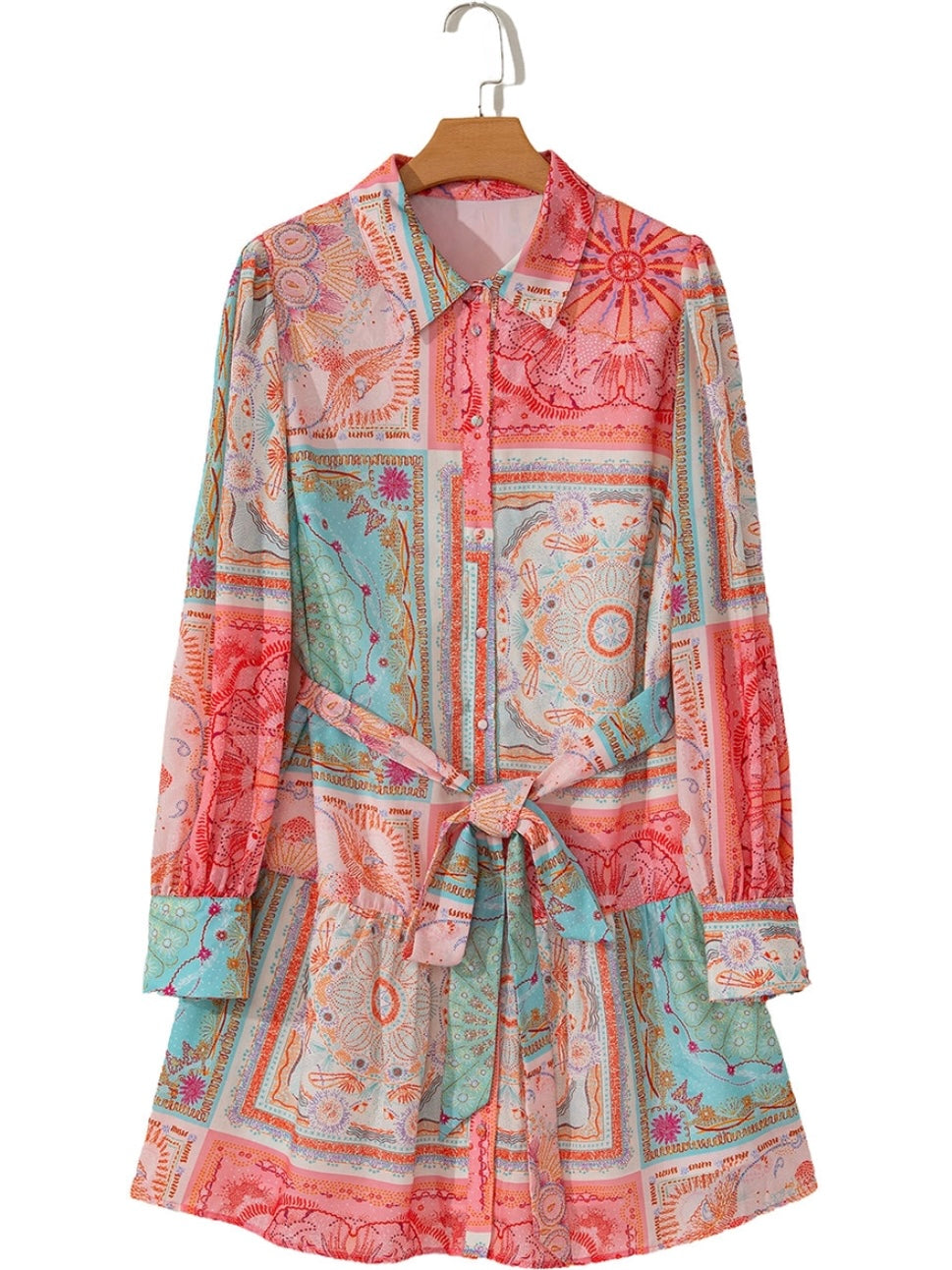 Boho Patches Dress