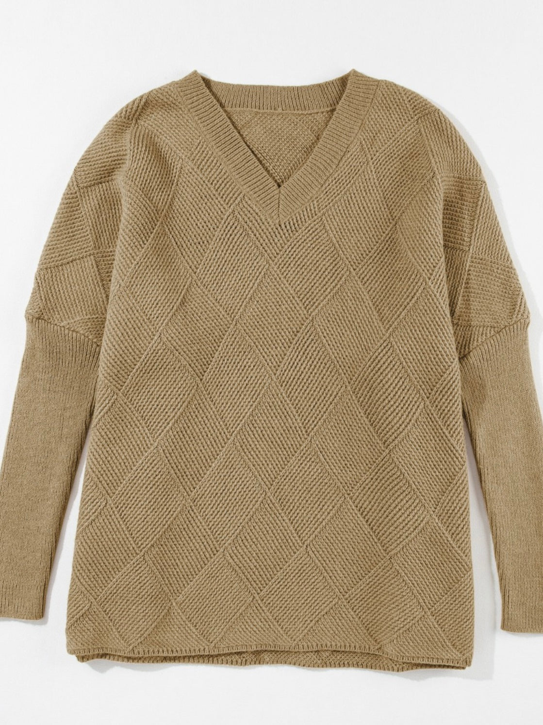 Checkered Boho Sweater Checkered Boho Sweater
