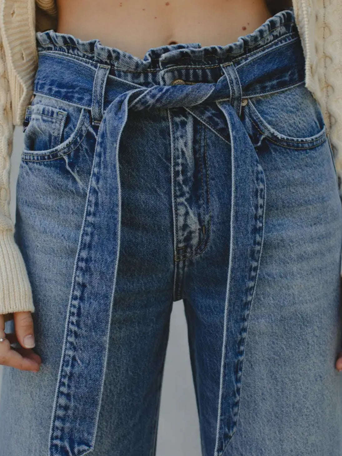 Kancan Paperbag Wide Leg Jeans Kancan Paperbag Wide Leg Jeans