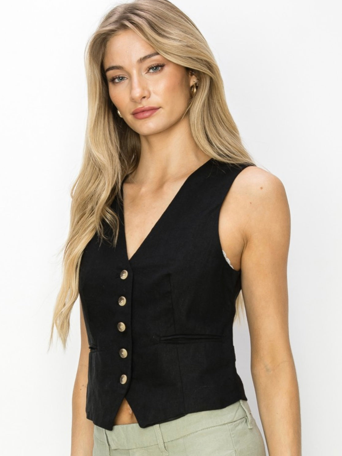 The Linen Vest